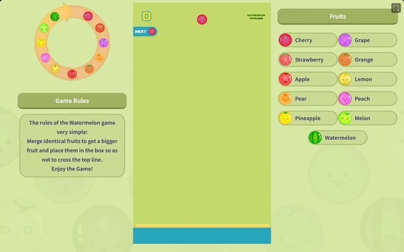 Watermelon Merge Game screenshot